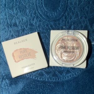 2 Brand New in the boxes REALHER Pure Resolve Highlighter Retails 42+